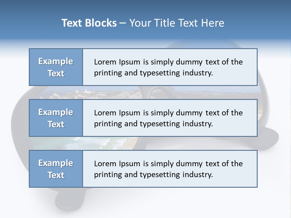 Sfondo Lenti Ferie PowerPoint Template