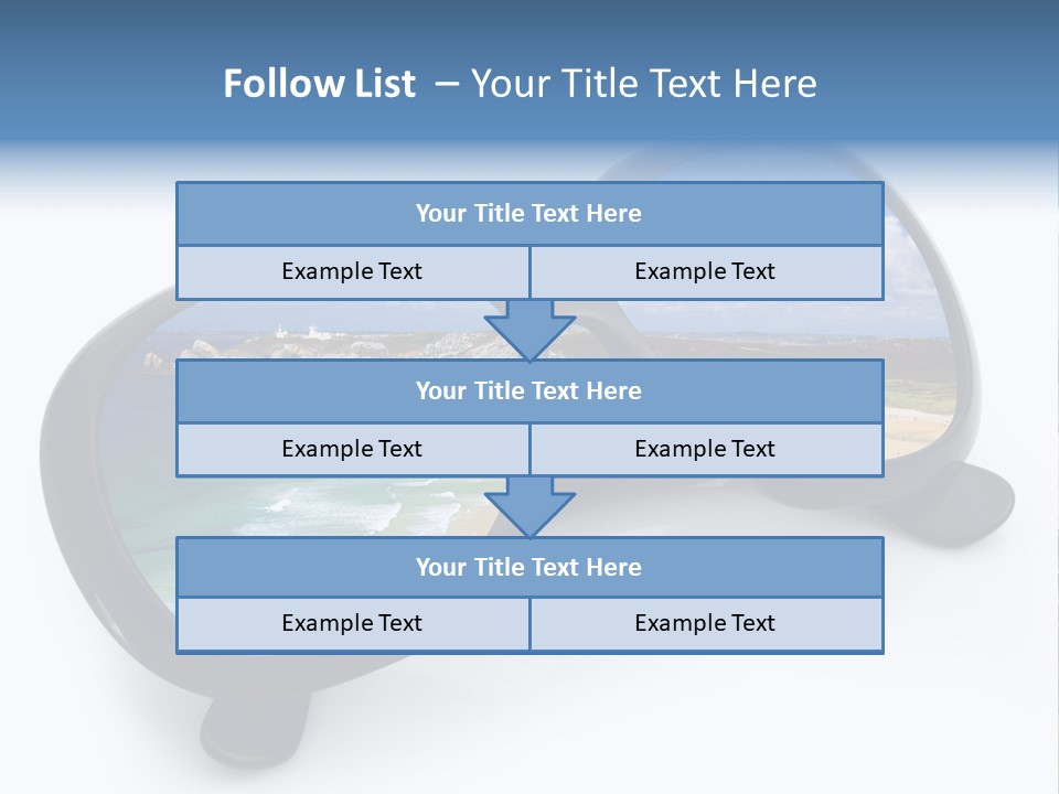 Sfondo Lenti Ferie PowerPoint Template