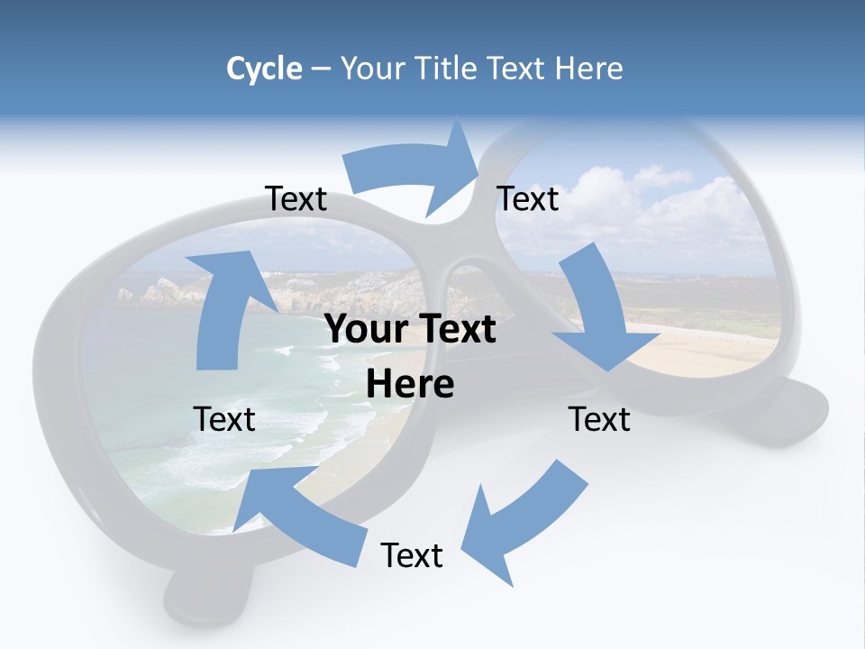 Sfondo Lenti Ferie PowerPoint Template