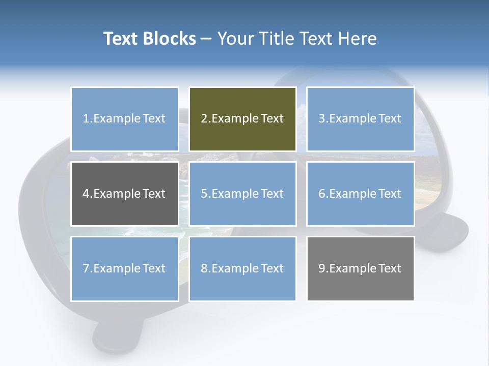 Sfondo Lenti Ferie PowerPoint Template