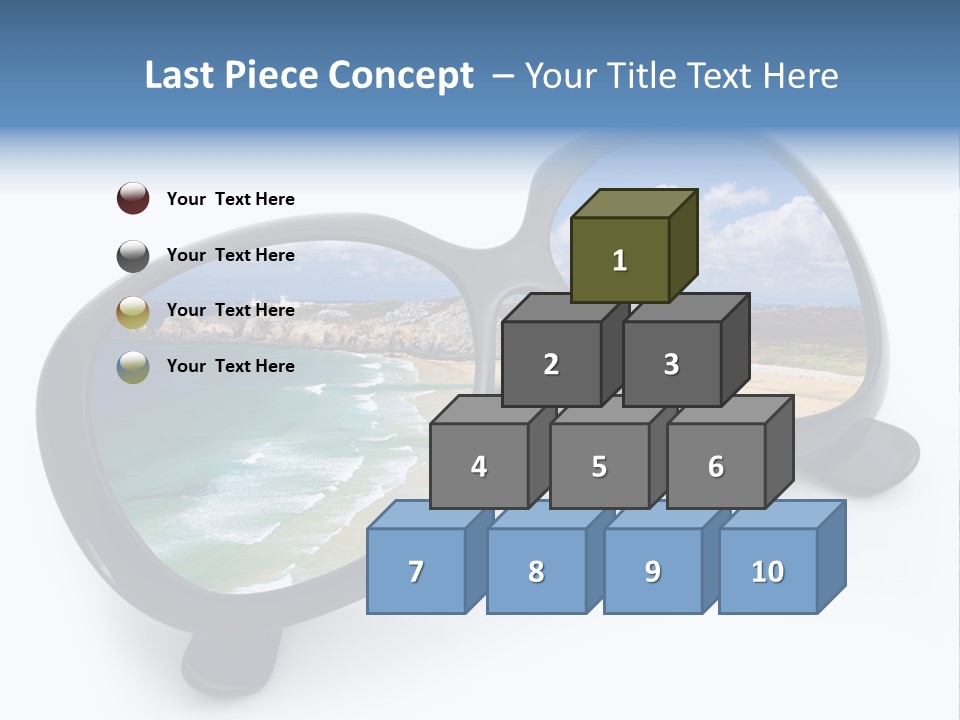 Sfondo Lenti Ferie PowerPoint Template