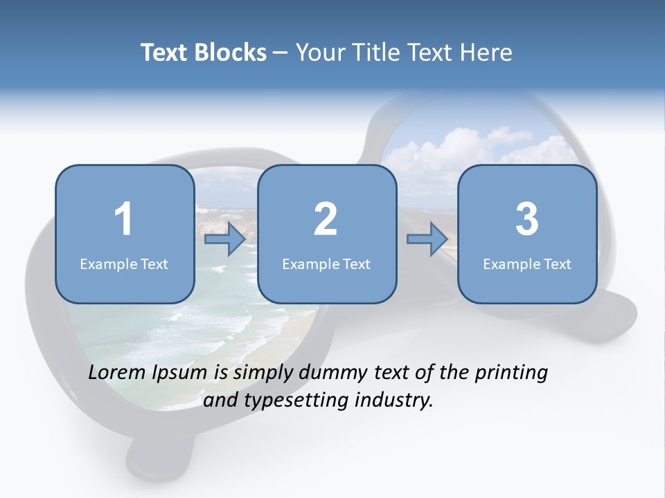 Sfondo Lenti Ferie PowerPoint Template