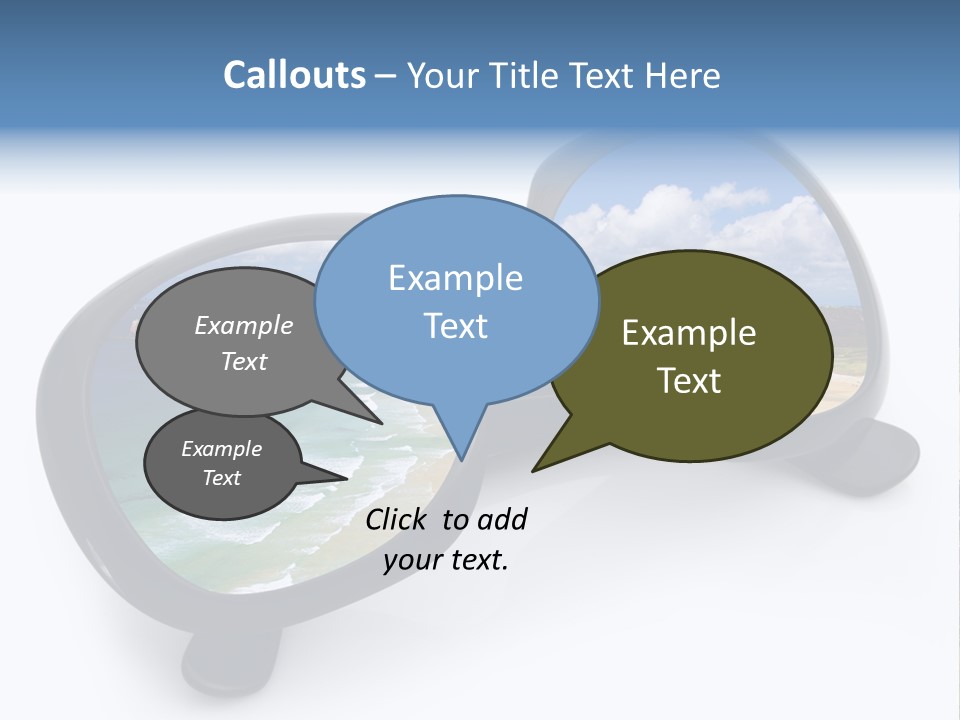 Sfondo Lenti Ferie PowerPoint Template