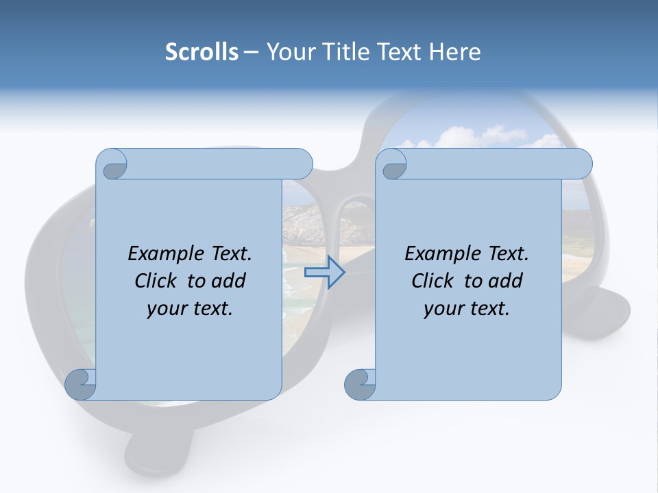 Sfondo Lenti Ferie PowerPoint Template