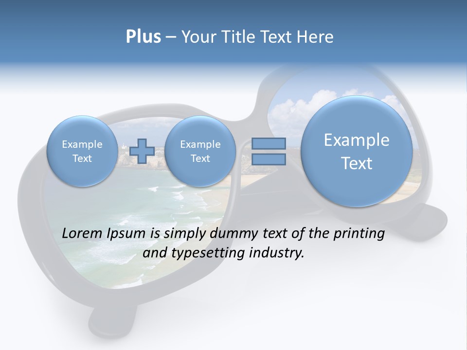 Sfondo Lenti Ferie PowerPoint Template