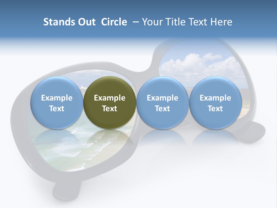 Sfondo Lenti Ferie PowerPoint Template