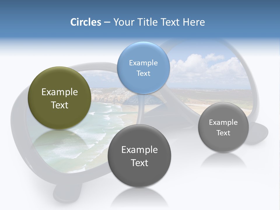 Sfondo Lenti Ferie PowerPoint Template