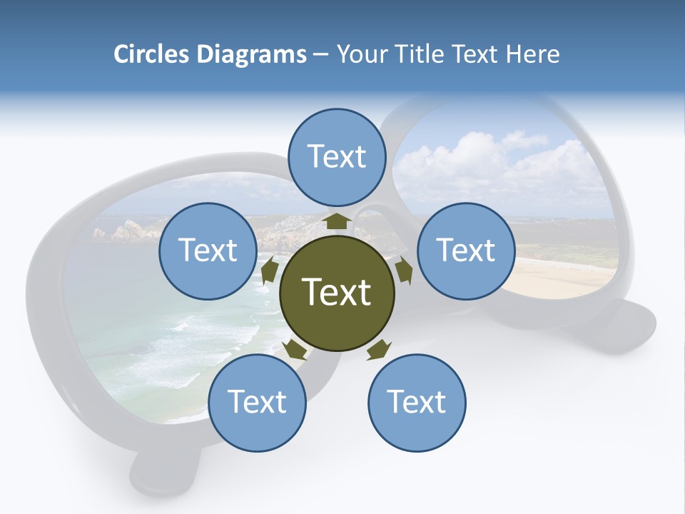 Sfondo Lenti Ferie PowerPoint Template