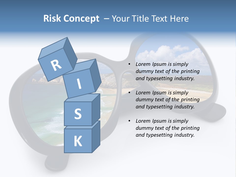 Sfondo Lenti Ferie PowerPoint Template