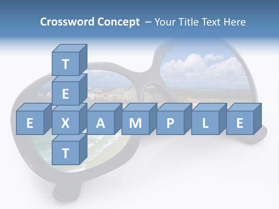 Sfondo Lenti Ferie PowerPoint Template