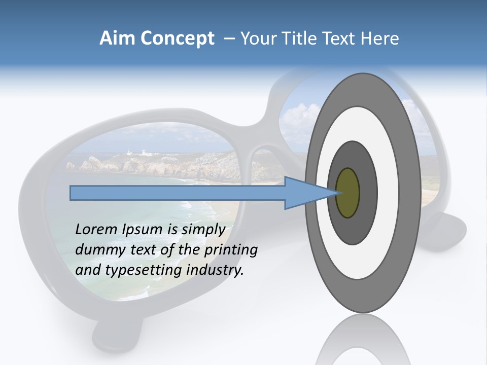 Sfondo Lenti Ferie PowerPoint Template