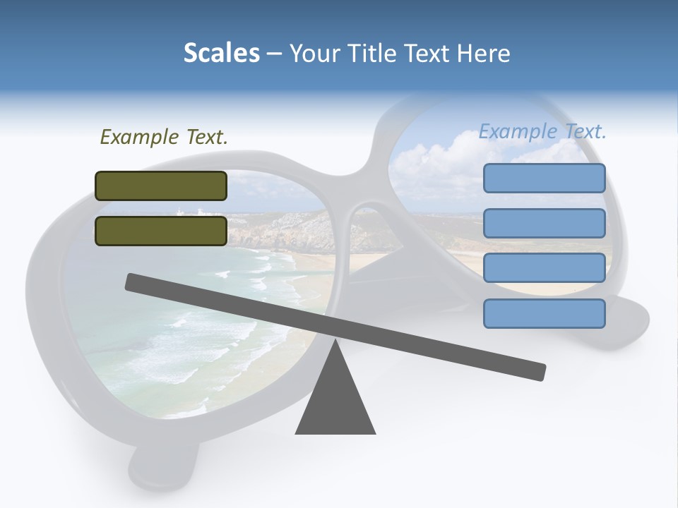 Sfondo Lenti Ferie PowerPoint Template