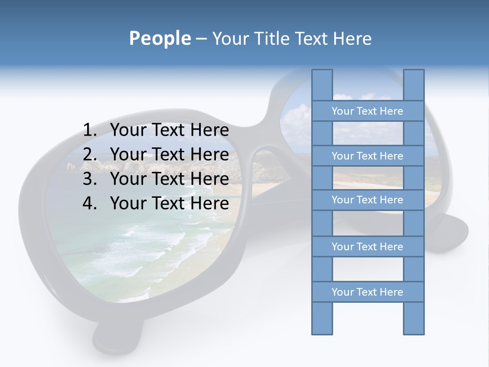 Sfondo Lenti Ferie PowerPoint Template
