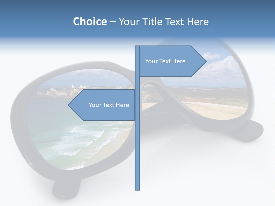 Sfondo Lenti Ferie PowerPoint Template