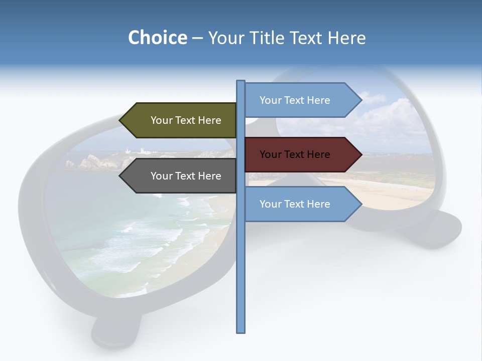 Sfondo Lenti Ferie PowerPoint Template