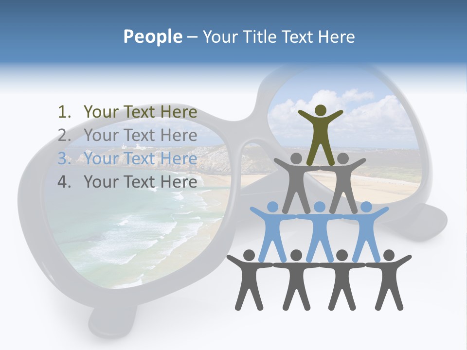 Sfondo Lenti Ferie PowerPoint Template