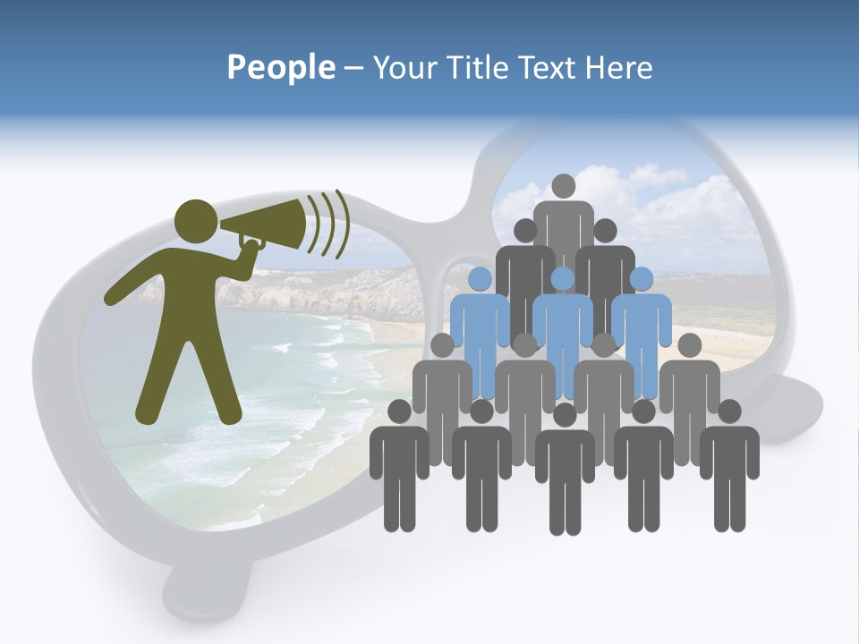 Sfondo Lenti Ferie PowerPoint Template