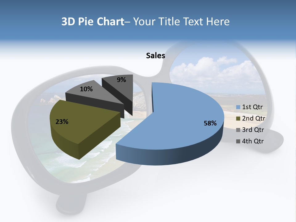 Sfondo Lenti Ferie PowerPoint Template