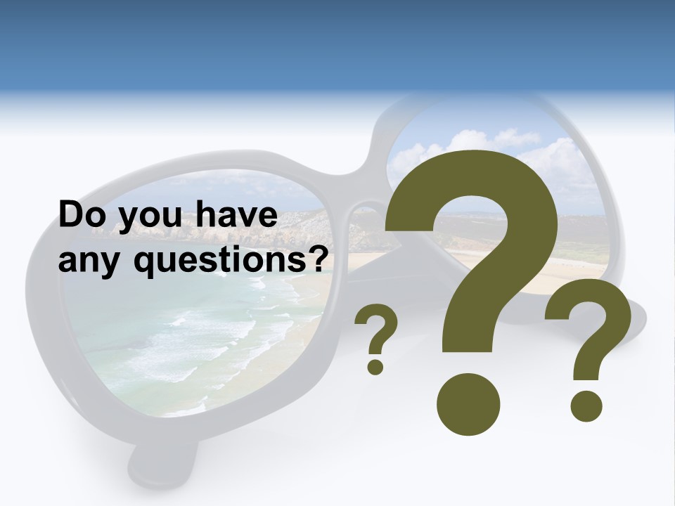 Sfondo Lenti Ferie PowerPoint Template