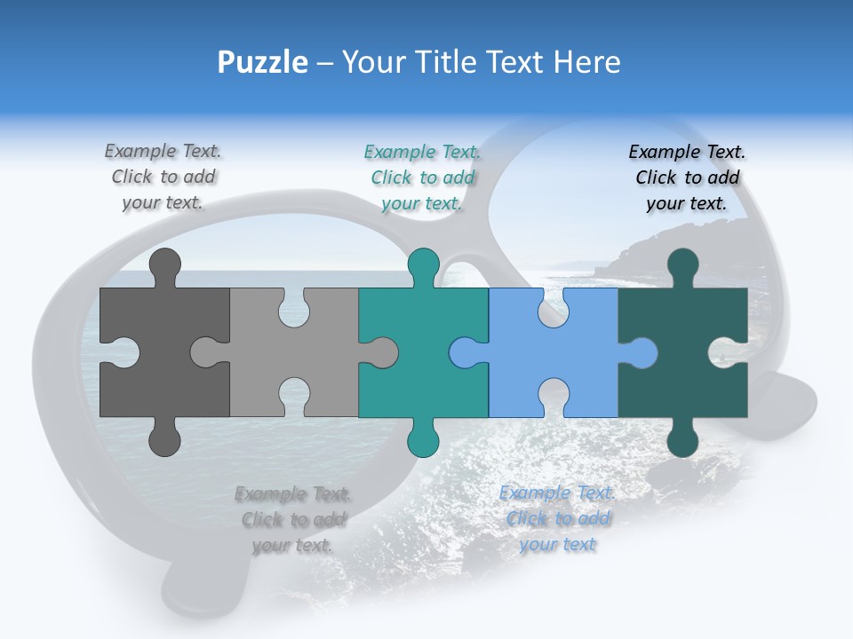 Viaggio Turista Panorama Di Mare PowerPoint Template