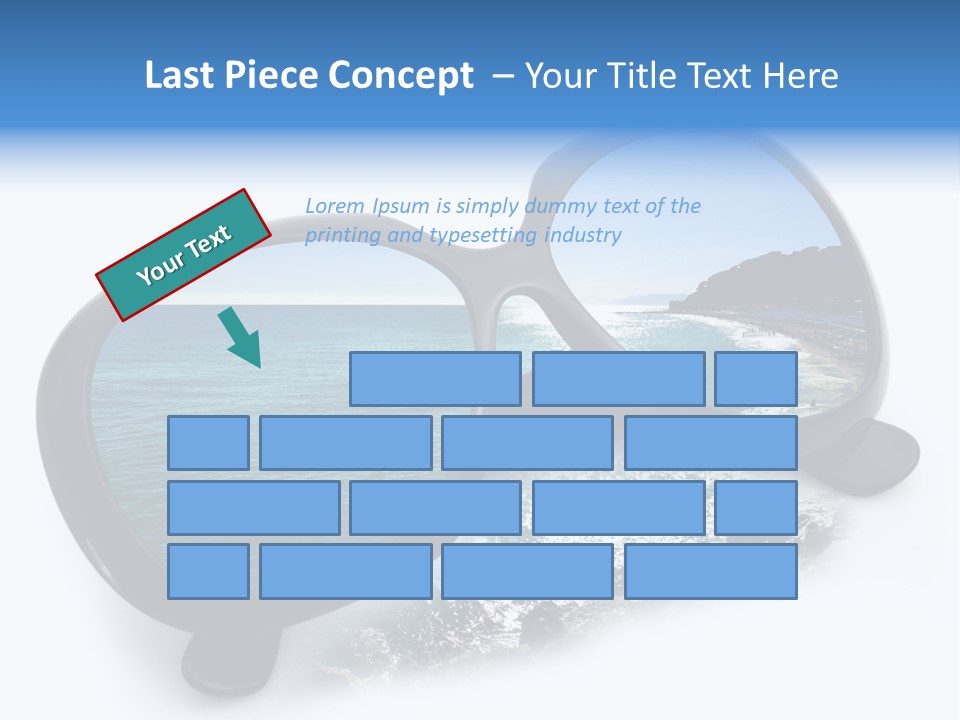 Viaggio Turista Panorama Di Mare PowerPoint Template