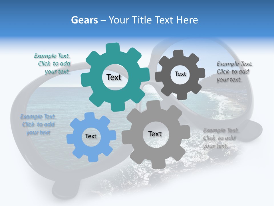 Viaggio Turista Panorama Di Mare PowerPoint Template