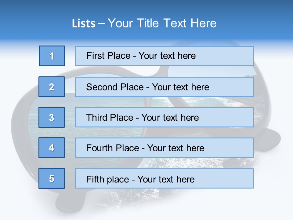 Viaggio Turista Panorama Di Mare PowerPoint Template