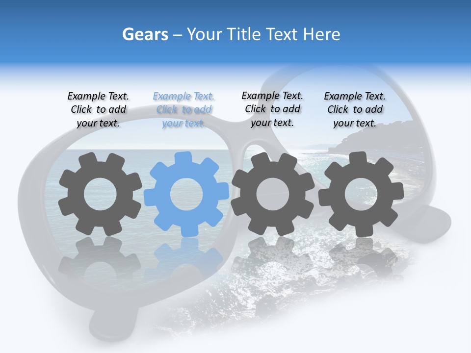 Viaggio Turista Panorama Di Mare PowerPoint Template