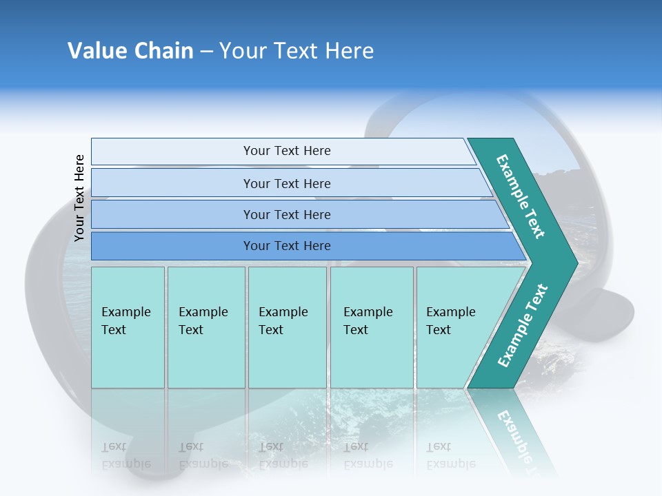 Viaggio Turista Panorama Di Mare PowerPoint Template