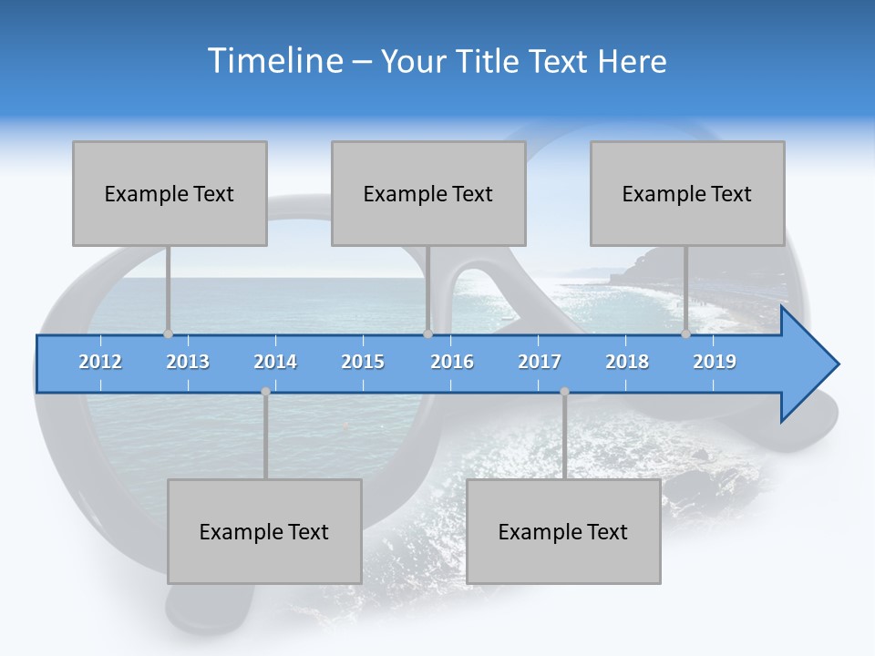 Viaggio Turista Panorama Di Mare PowerPoint Template