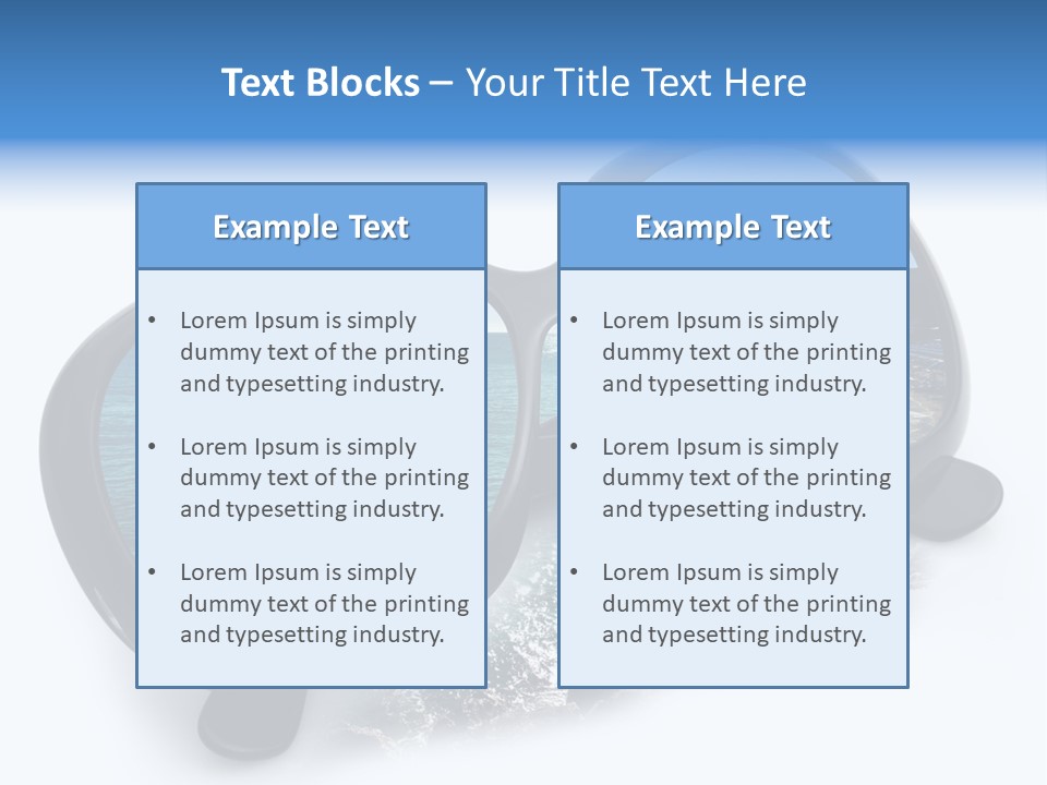 Viaggio Turista Panorama Di Mare PowerPoint Template