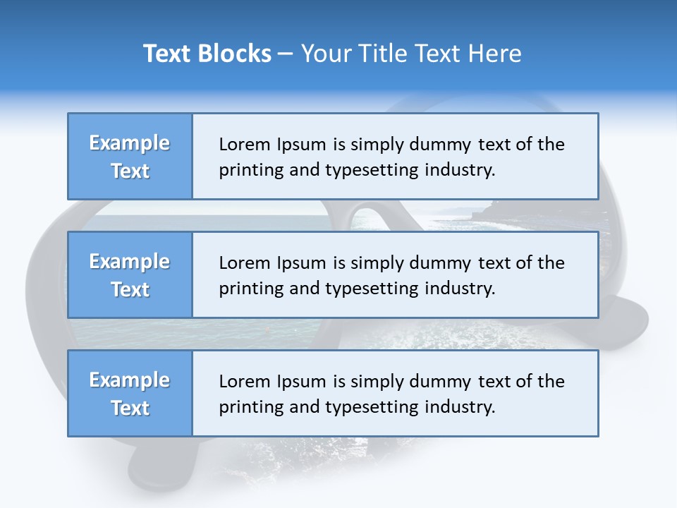 Viaggio Turista Panorama Di Mare PowerPoint Template