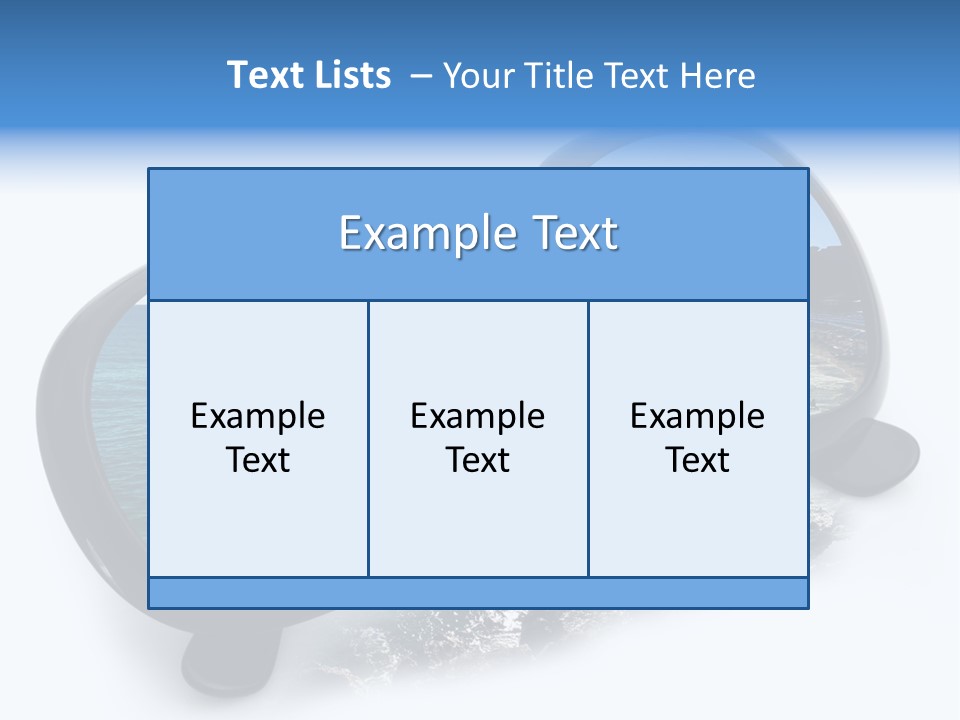 Viaggio Turista Panorama Di Mare PowerPoint Template
