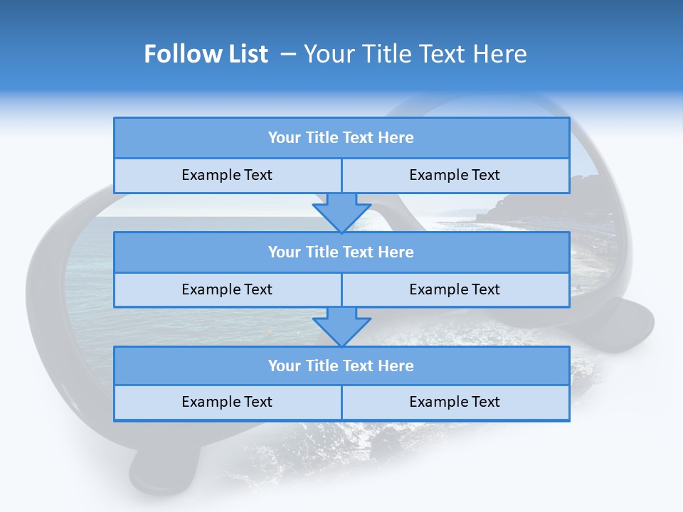 Viaggio Turista Panorama Di Mare PowerPoint Template