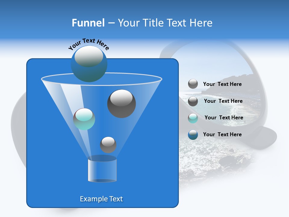 Viaggio Turista Panorama Di Mare PowerPoint Template