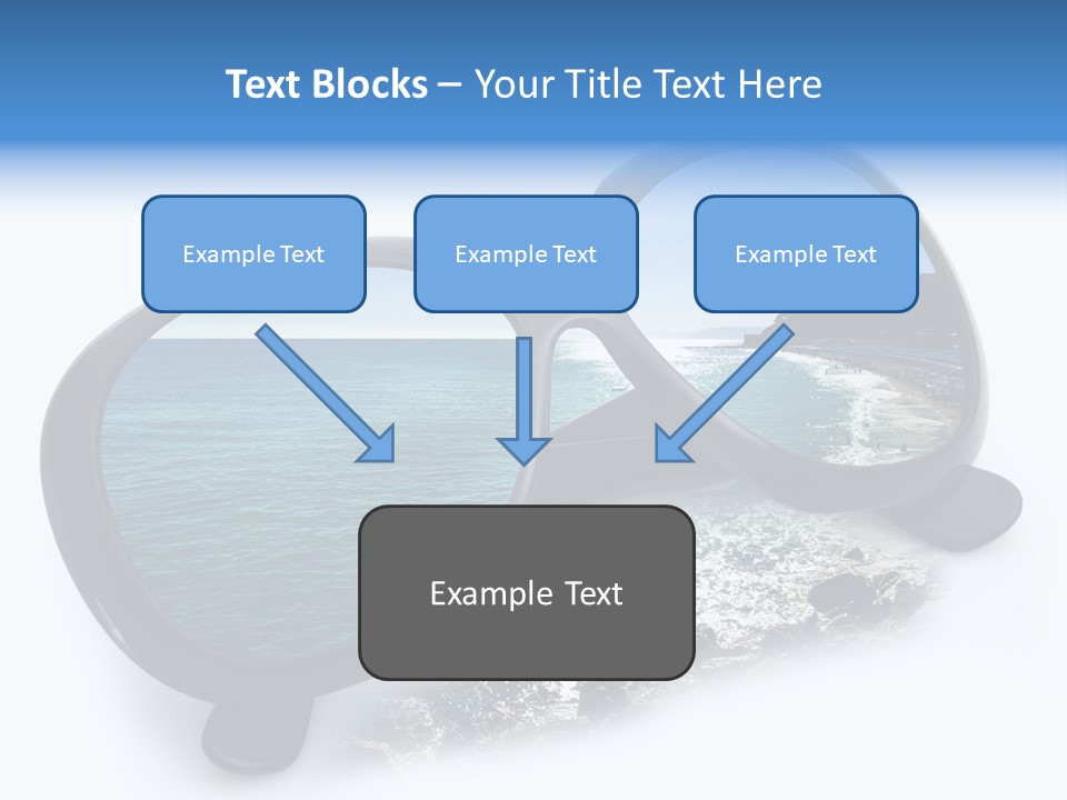 Viaggio Turista Panorama Di Mare PowerPoint Template