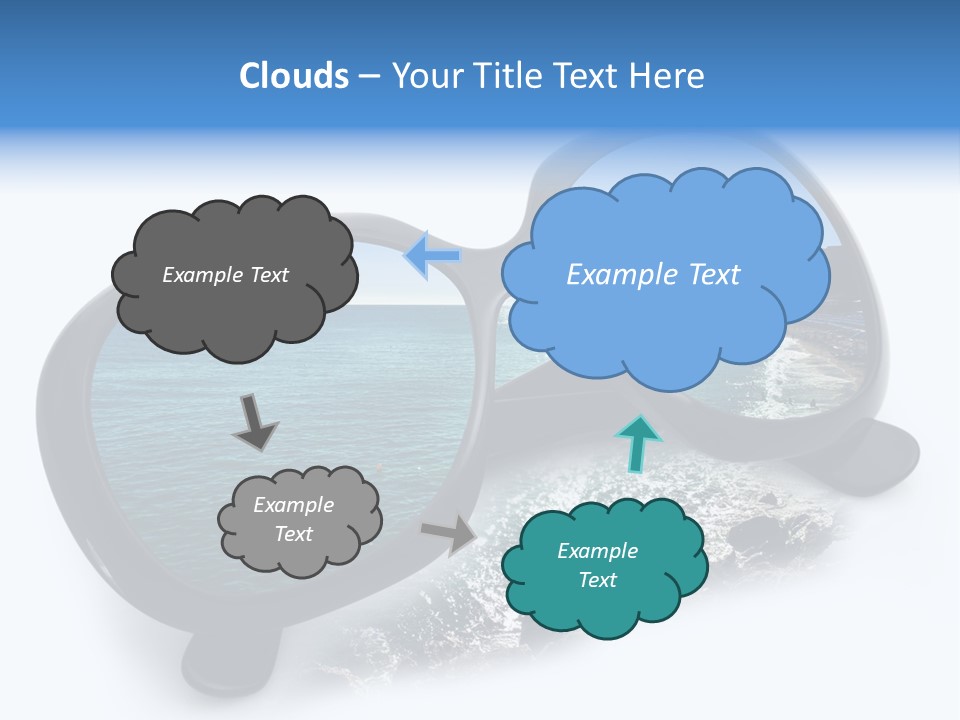 Viaggio Turista Panorama Di Mare PowerPoint Template