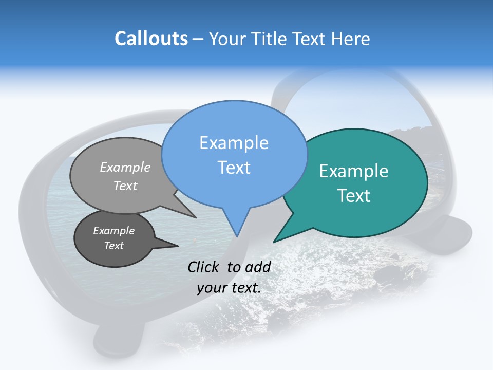 Viaggio Turista Panorama Di Mare PowerPoint Template
