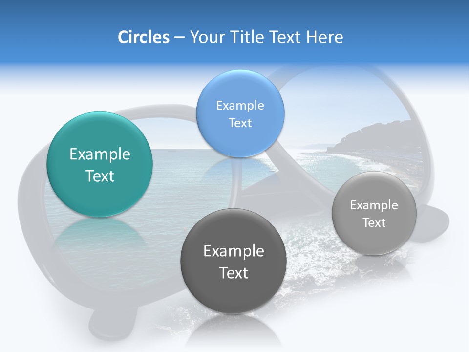 Viaggio Turista Panorama Di Mare PowerPoint Template