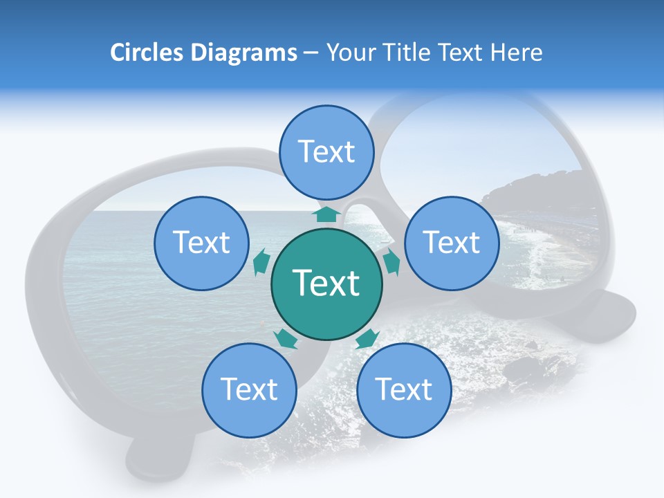 Viaggio Turista Panorama Di Mare PowerPoint Template