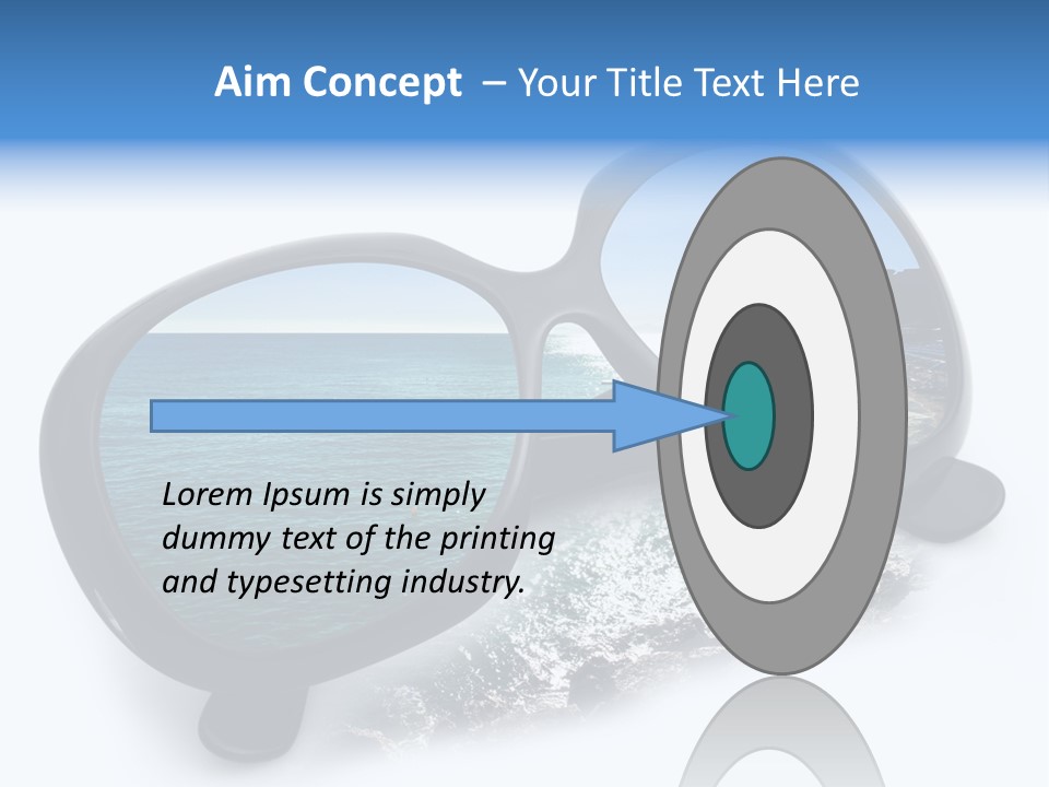 Viaggio Turista Panorama Di Mare PowerPoint Template