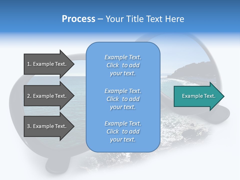 Viaggio Turista Panorama Di Mare PowerPoint Template