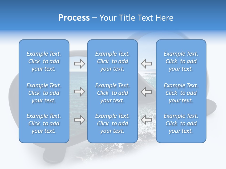 Viaggio Turista Panorama Di Mare PowerPoint Template