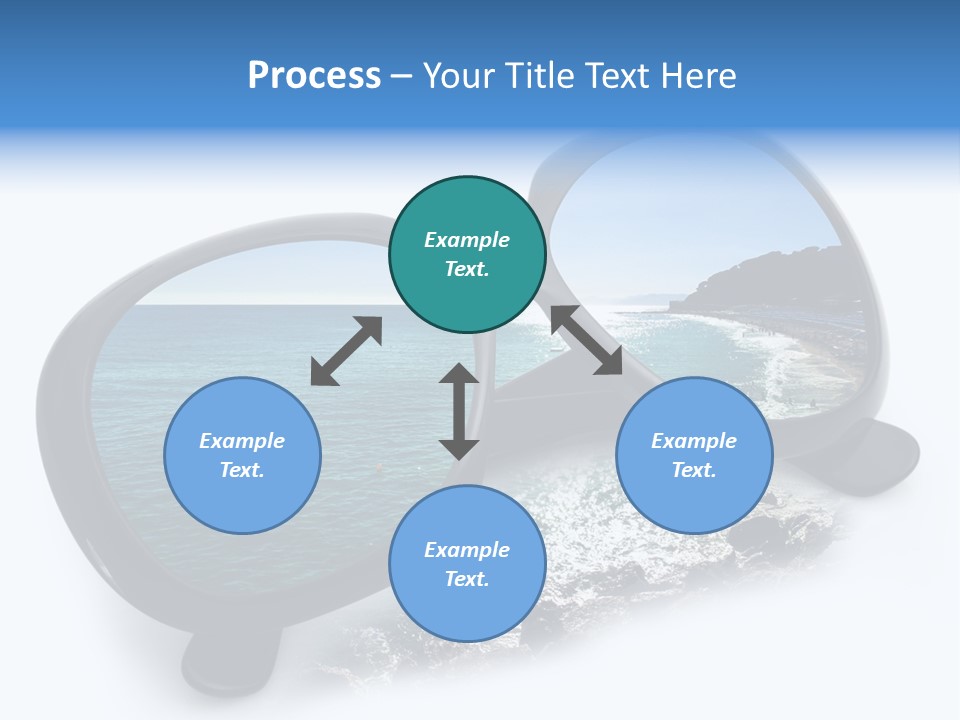 Viaggio Turista Panorama Di Mare PowerPoint Template