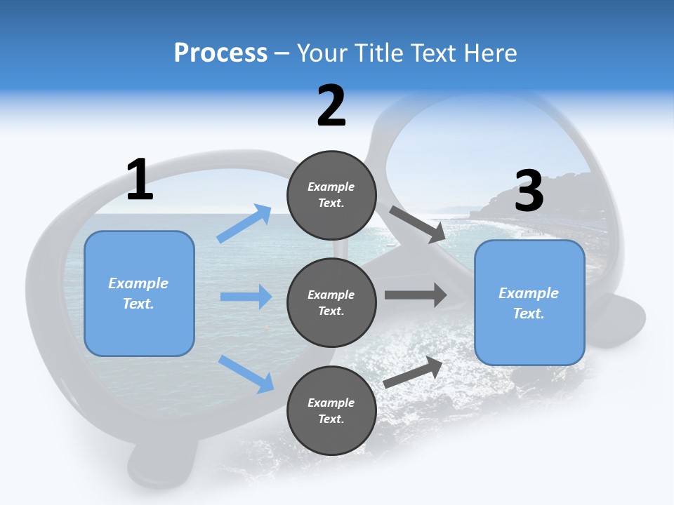 Viaggio Turista Panorama Di Mare PowerPoint Template