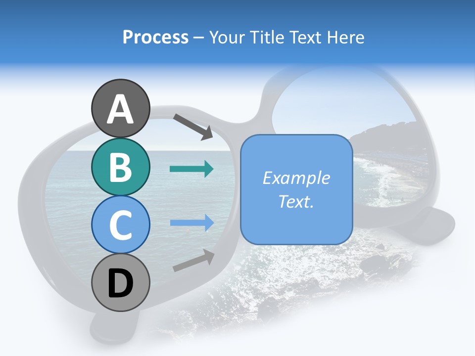 Viaggio Turista Panorama Di Mare PowerPoint Template