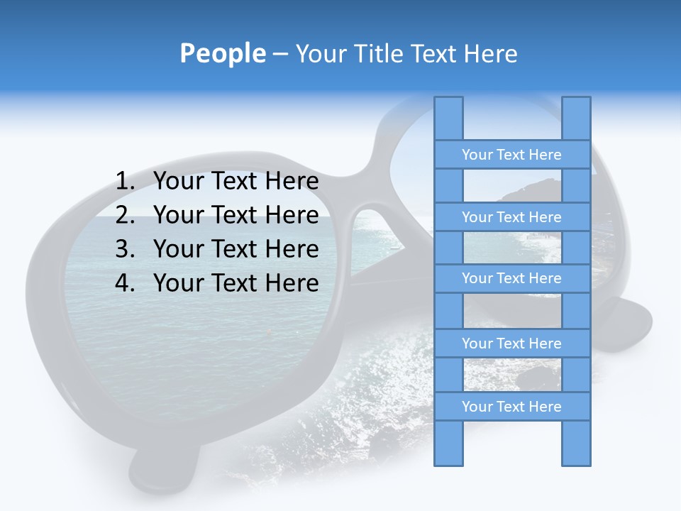 Viaggio Turista Panorama Di Mare PowerPoint Template