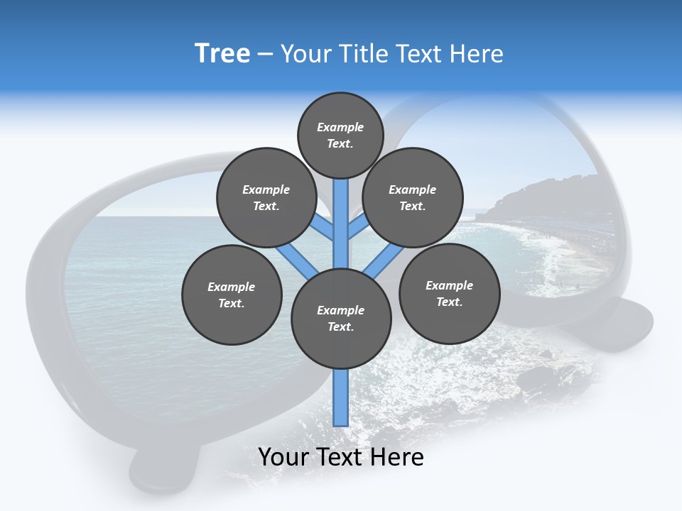 Viaggio Turista Panorama Di Mare PowerPoint Template