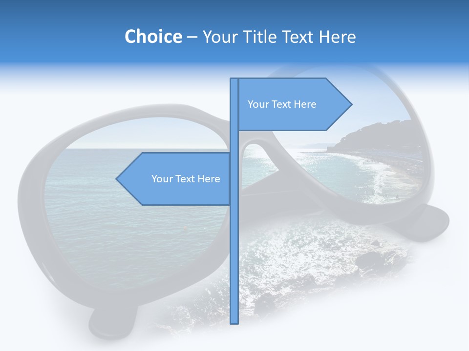Viaggio Turista Panorama Di Mare PowerPoint Template