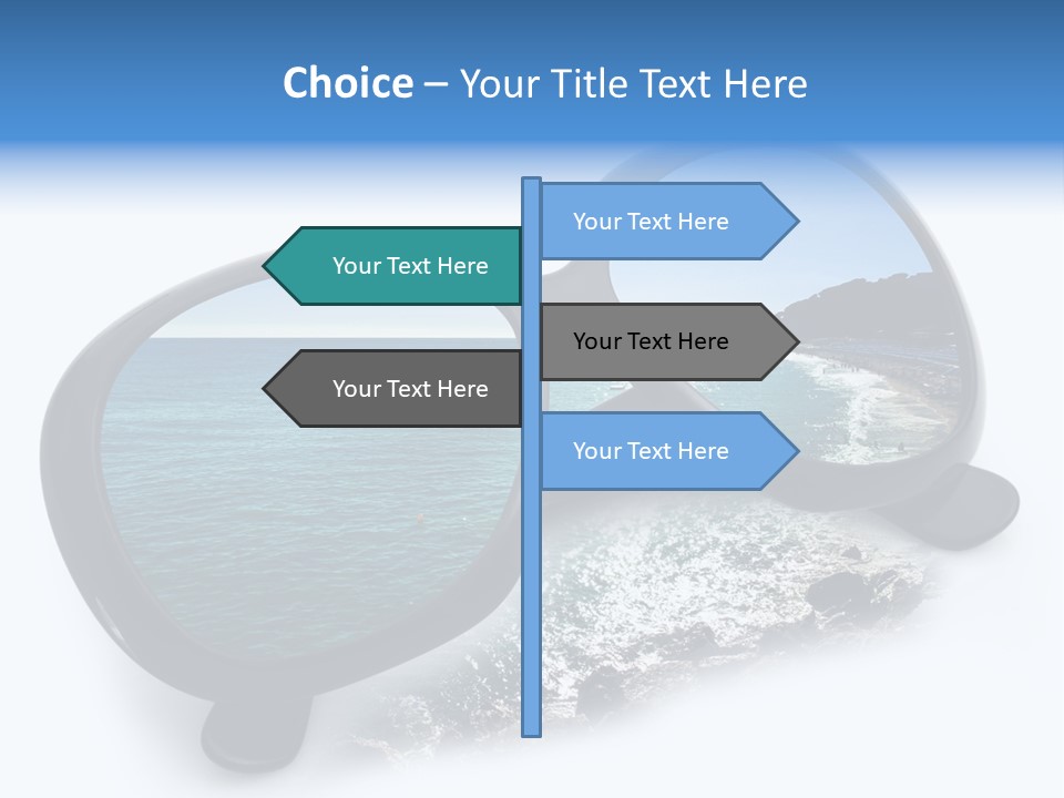 Viaggio Turista Panorama Di Mare PowerPoint Template